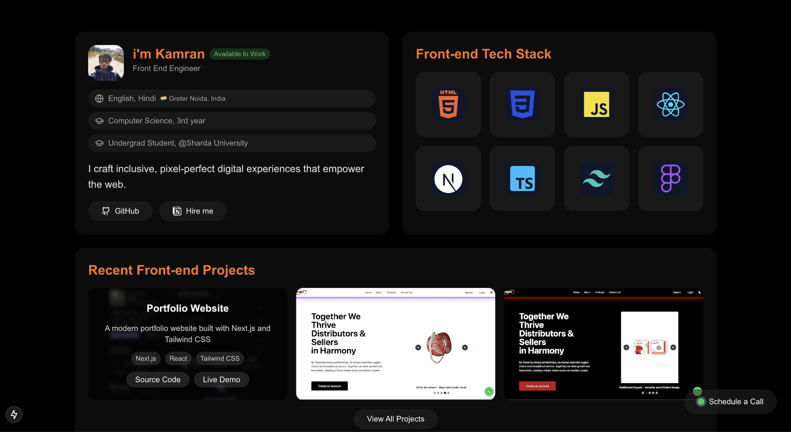 Portfolio Website